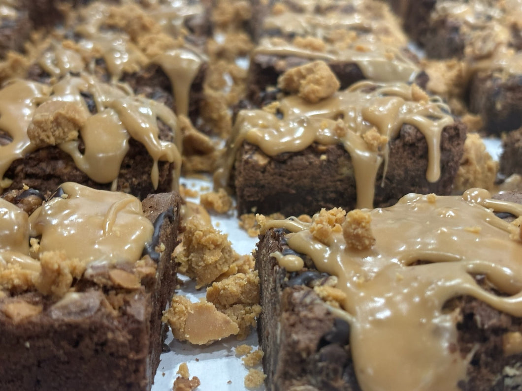 Praline Brownie Bars