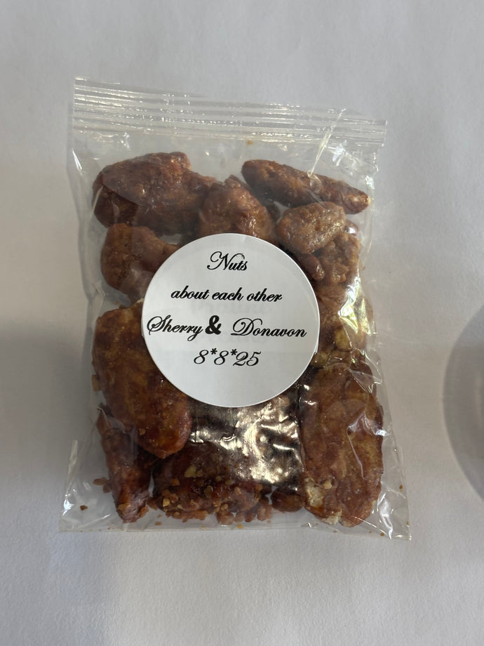 Package # 6 Praline Pecan Favor bags 2oz